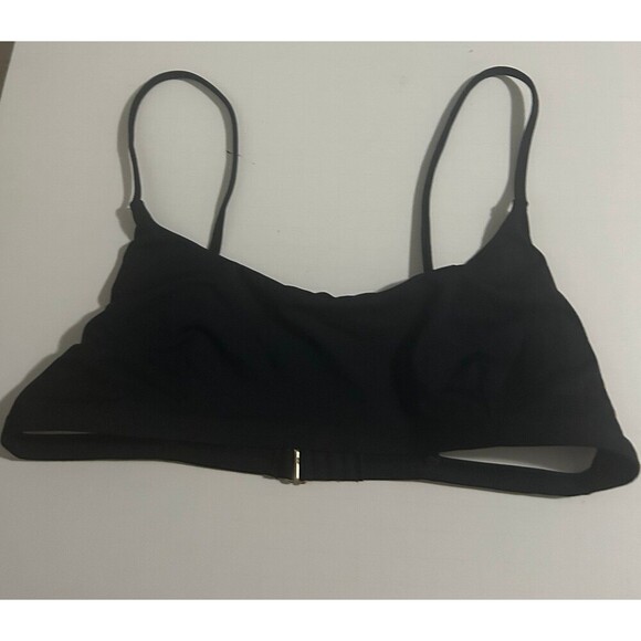 LAHANA SWIM Black Bikini Top Large - Picture 1 of 3